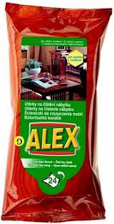 Alex Ubrousky na dřevo 24ks | Čistící a mycí prostředky - Speciální čističe - Přípravky - dřevo, pl.podlahy, nábytek Alex Ubrousky na dřevo 24ks | Čistící a mycí prostředky - Speciální čističe - Přípravky - dřevo, pl.podlahy, nábytek